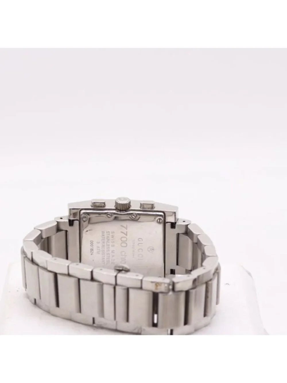 Gucci Quartz Date Chronograph Silver Dial Watch